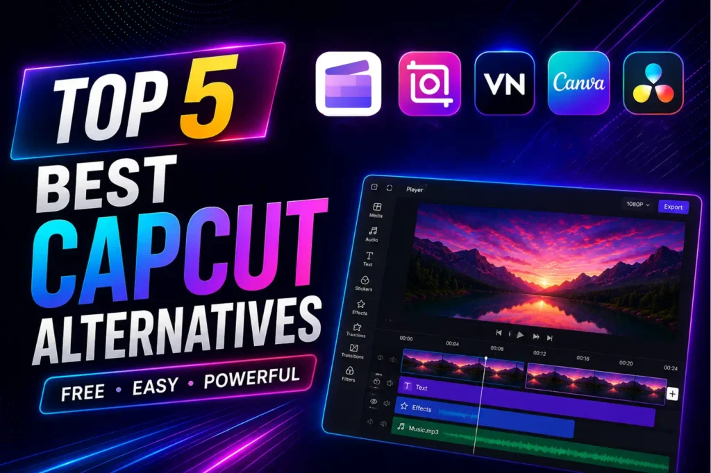 top 5 best capcut alternative